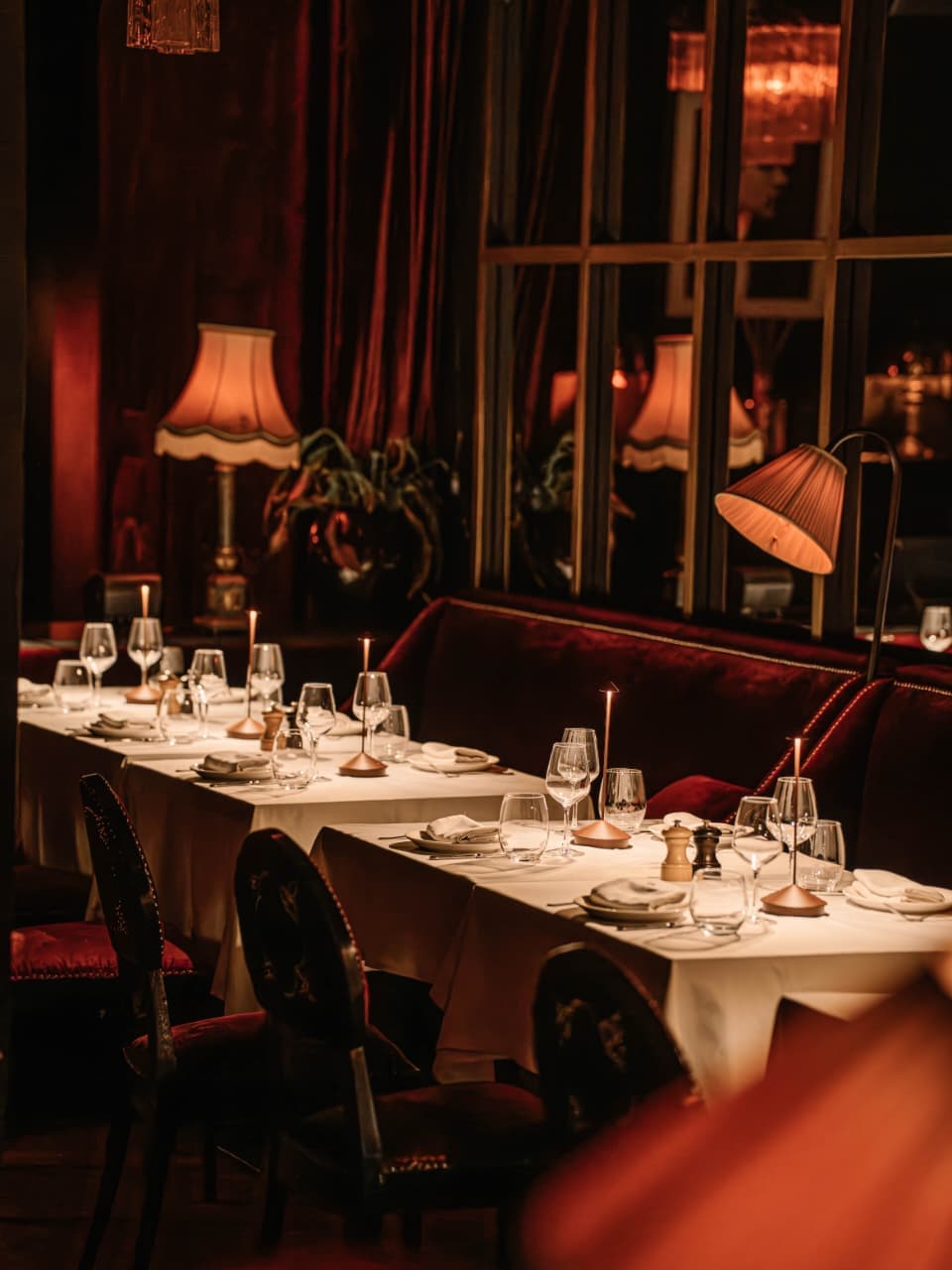 Quiet luxury private dining at a central international restaurant in Marrakech