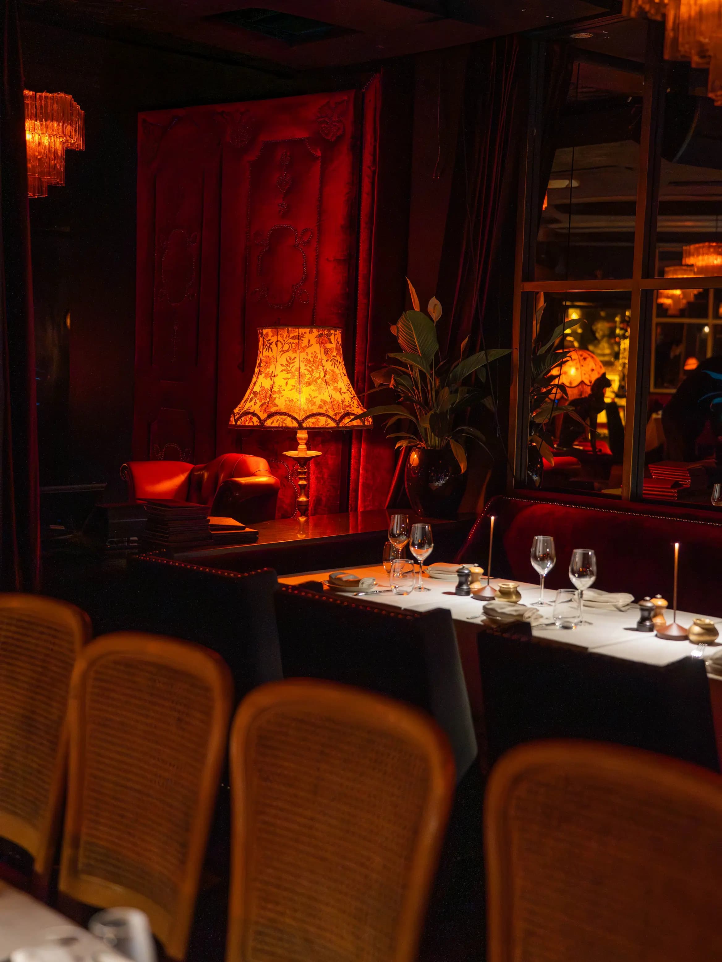 High-profile guests enjoying the premier international restaurant in Marrakech
