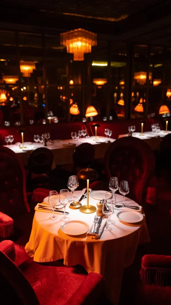 Private club and lounge space at Le Palace Marrakech