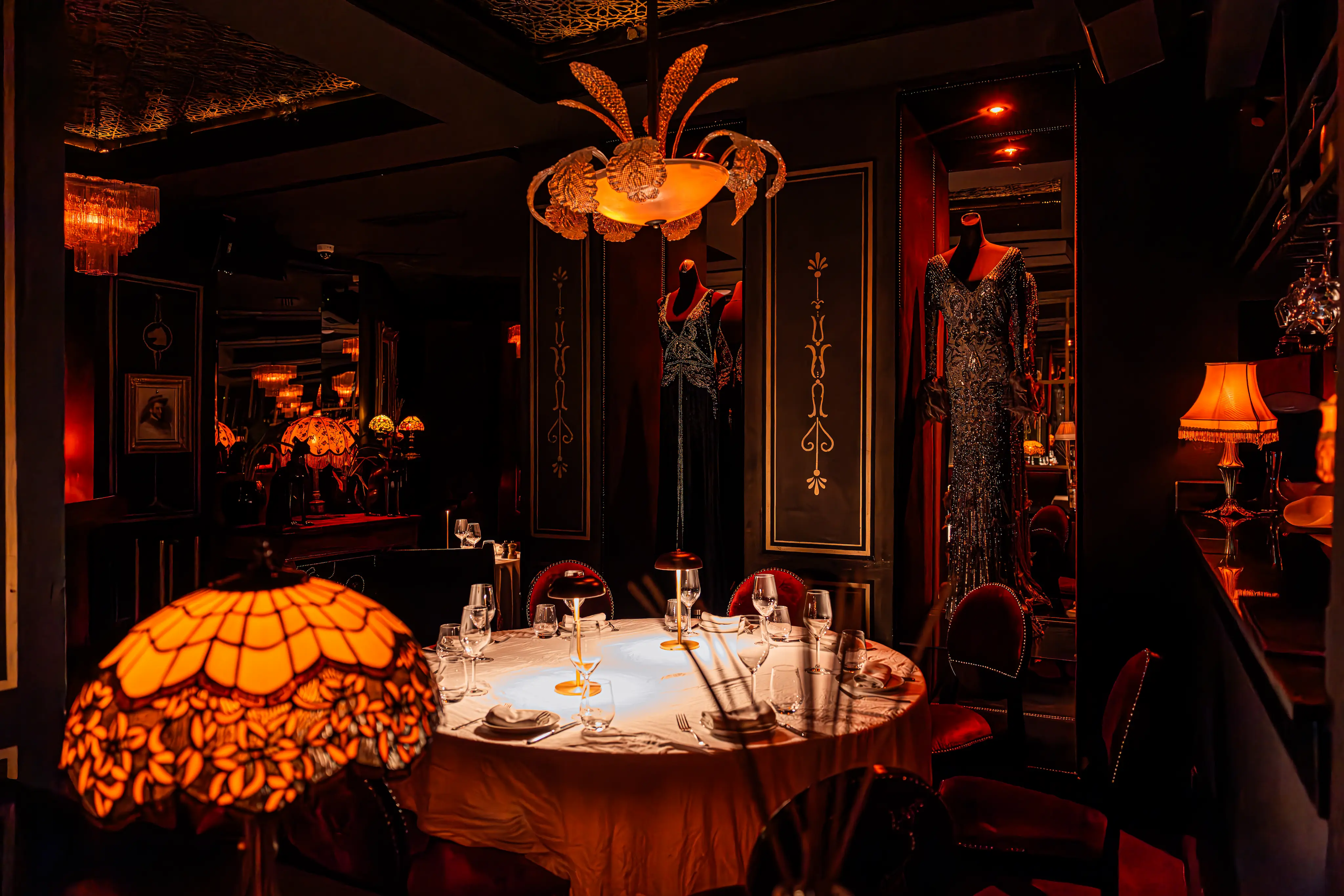 Exclusive VIP private dining room at Le Palace Marrakech